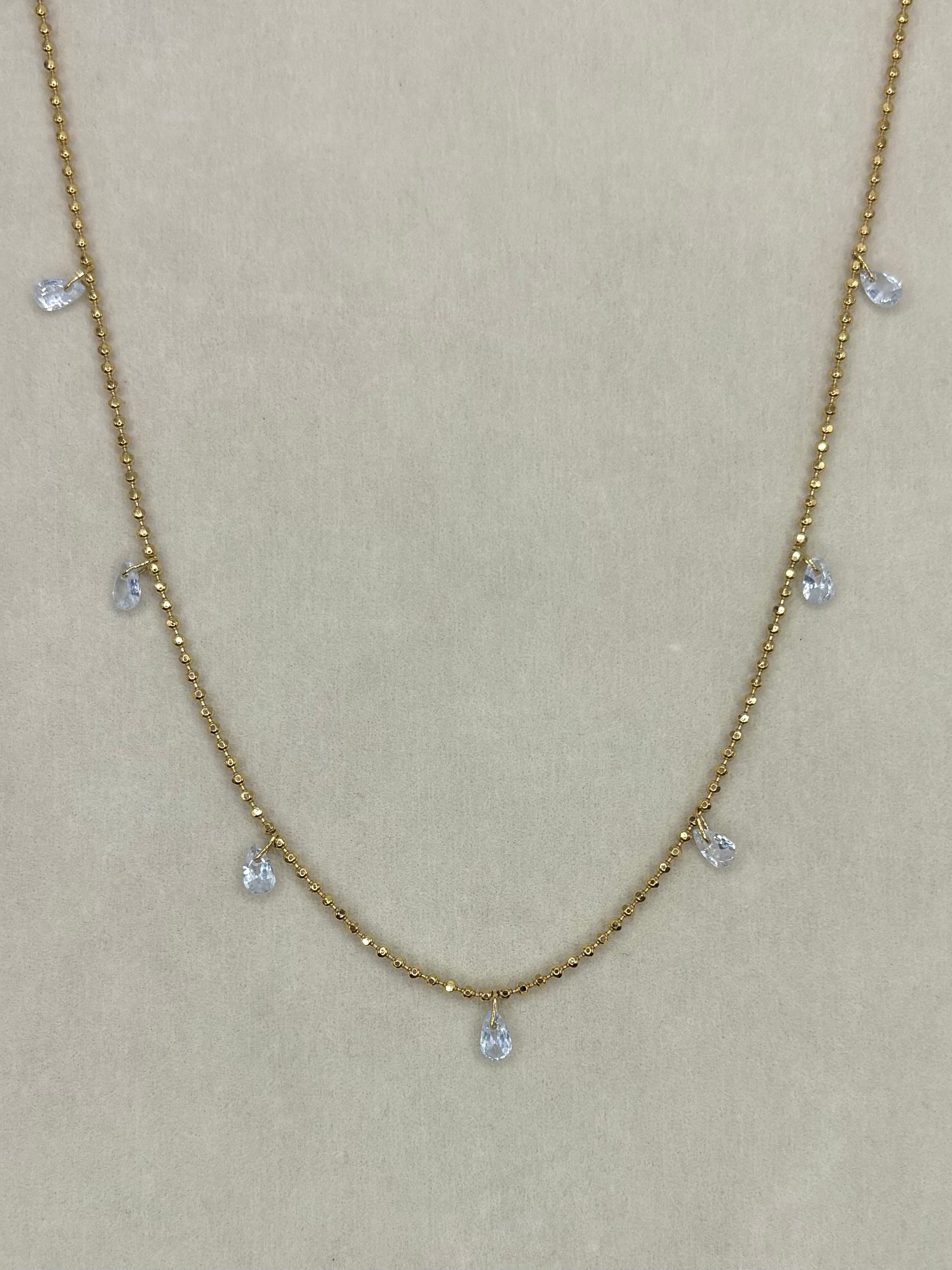 Collar Pear Zirconia