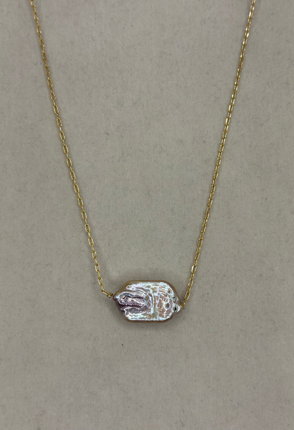 Collar Perla solitaria