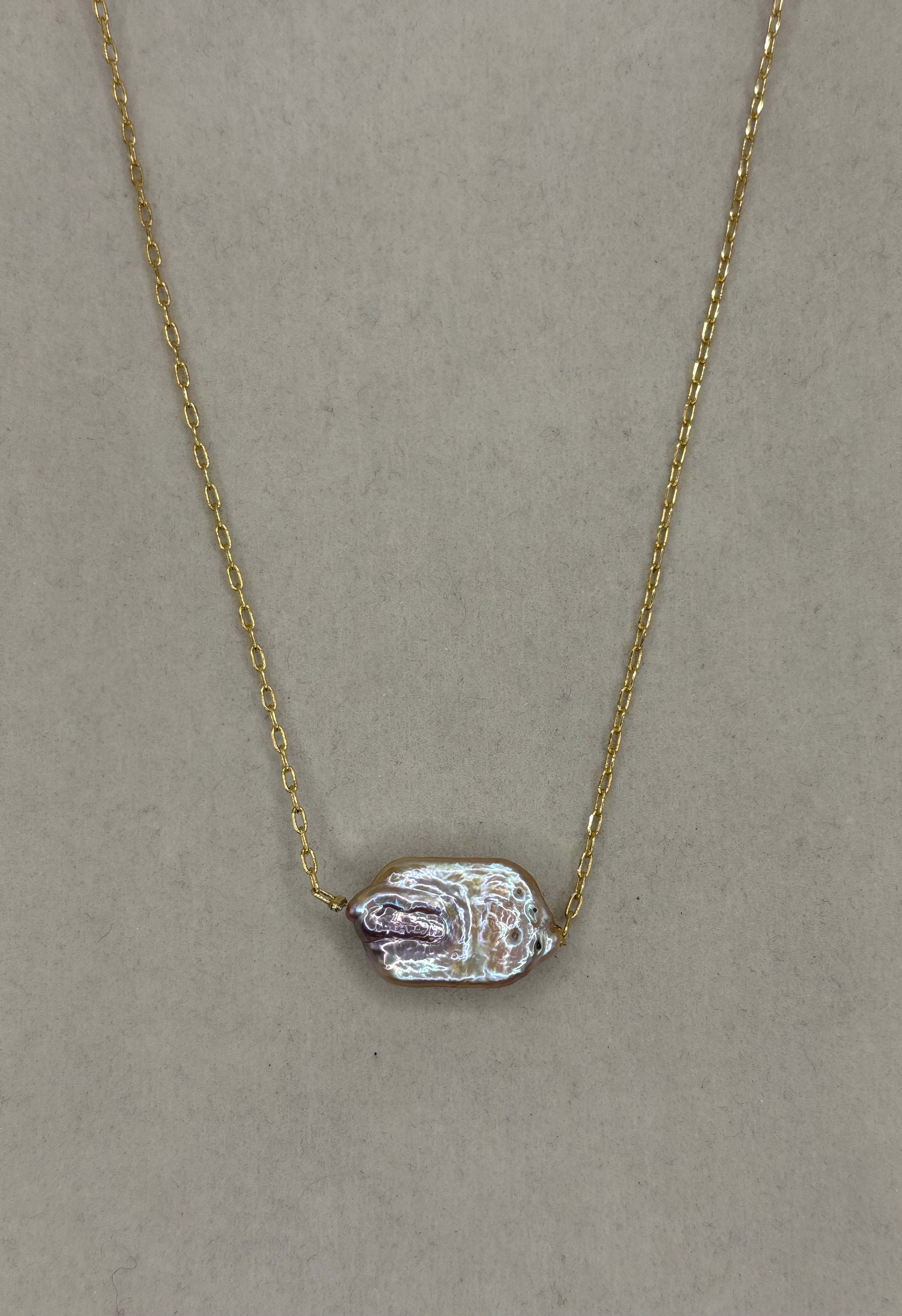 Collar Perla solitaria