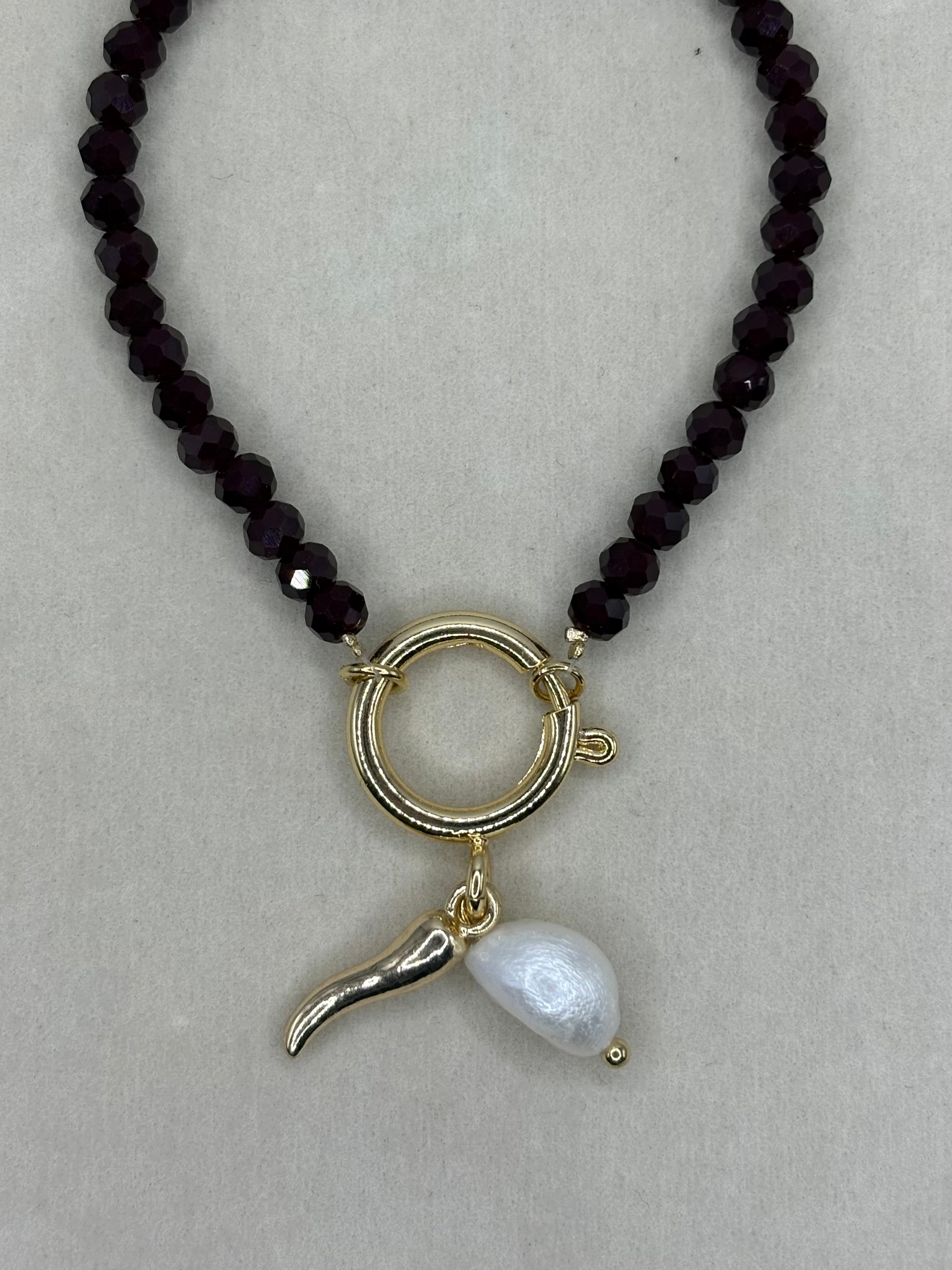 Pulsera Pearl and Pepper Charm