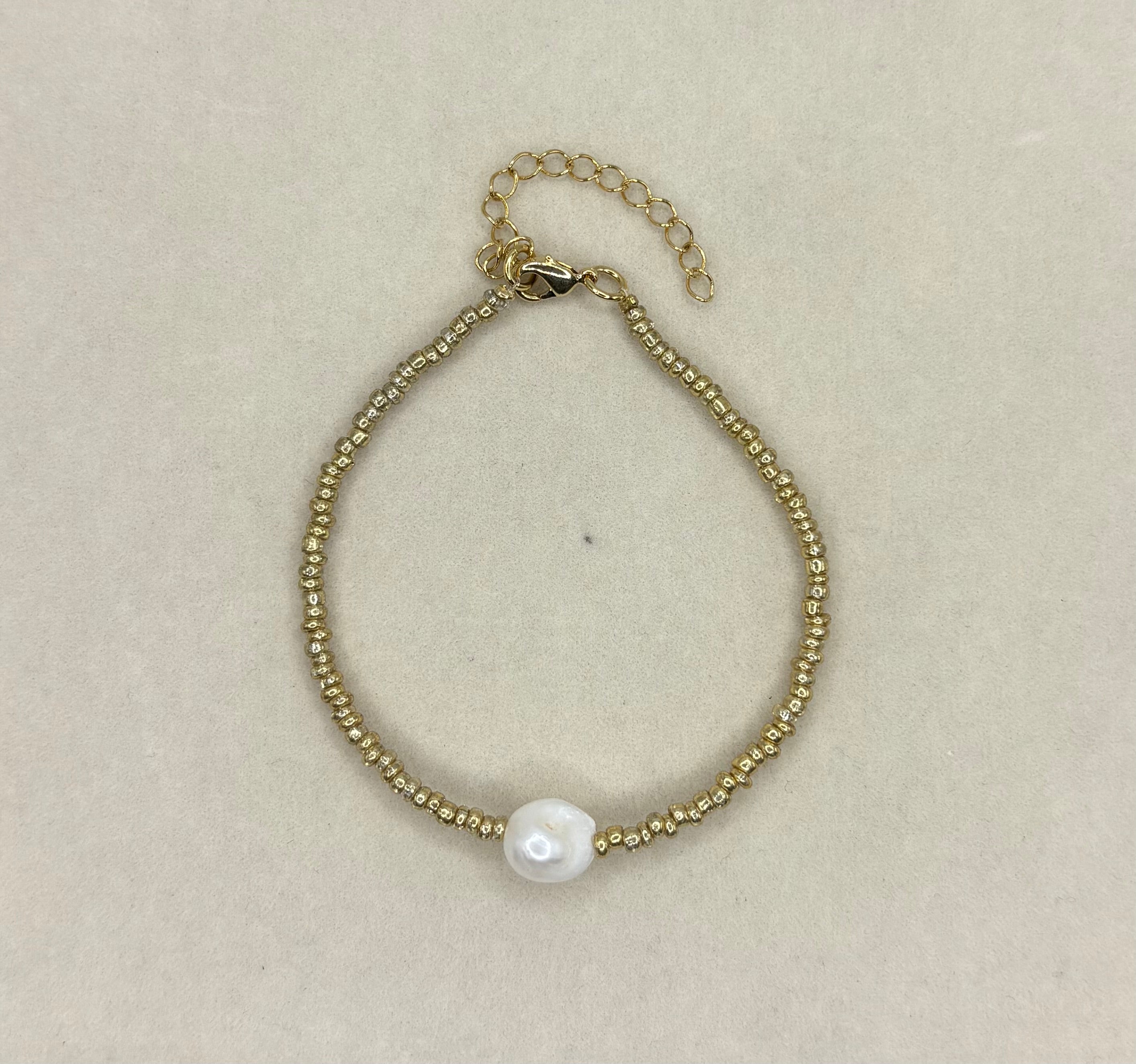 Pulsera Perla solitaria