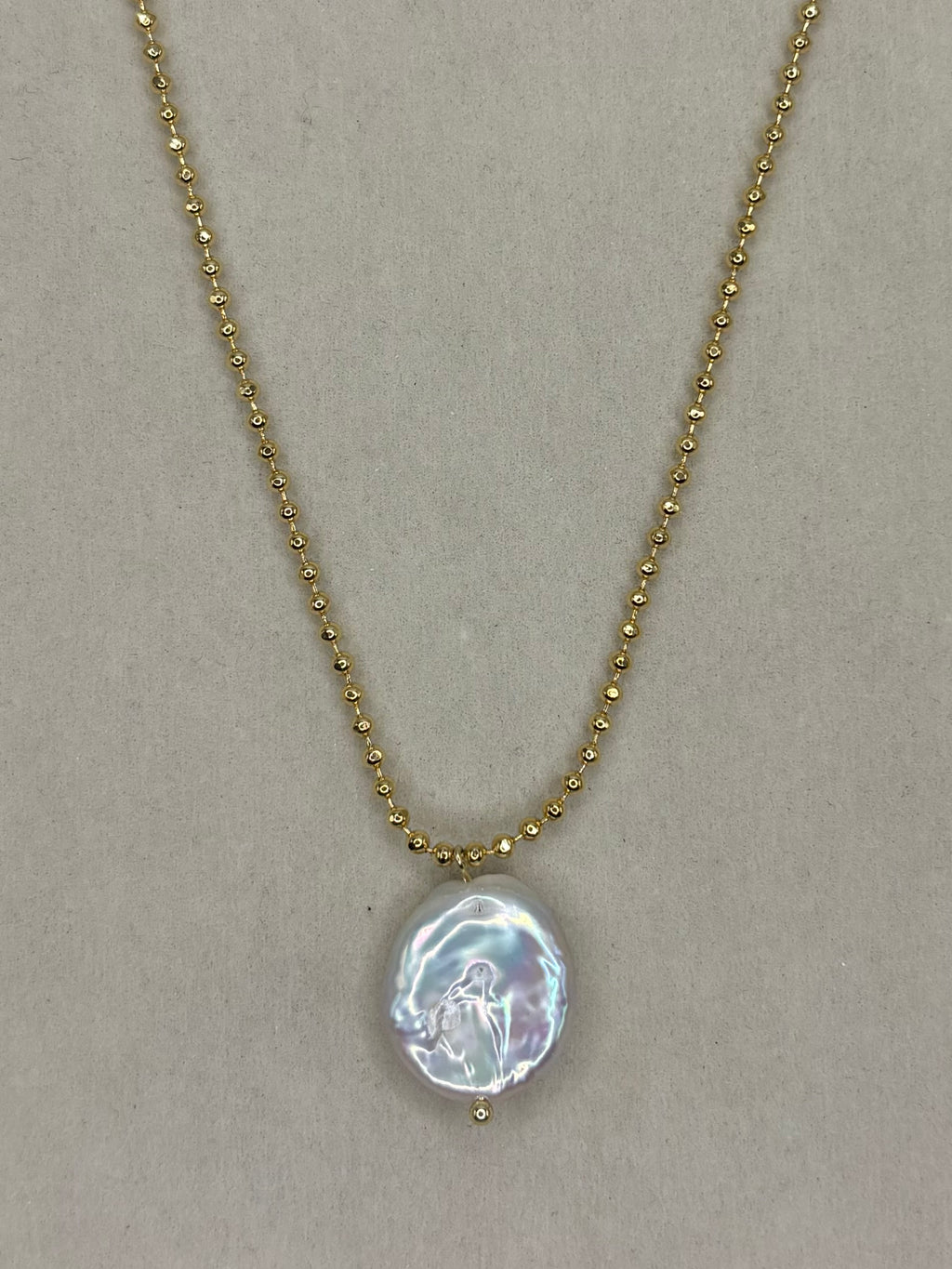 Collar Perla solitaria