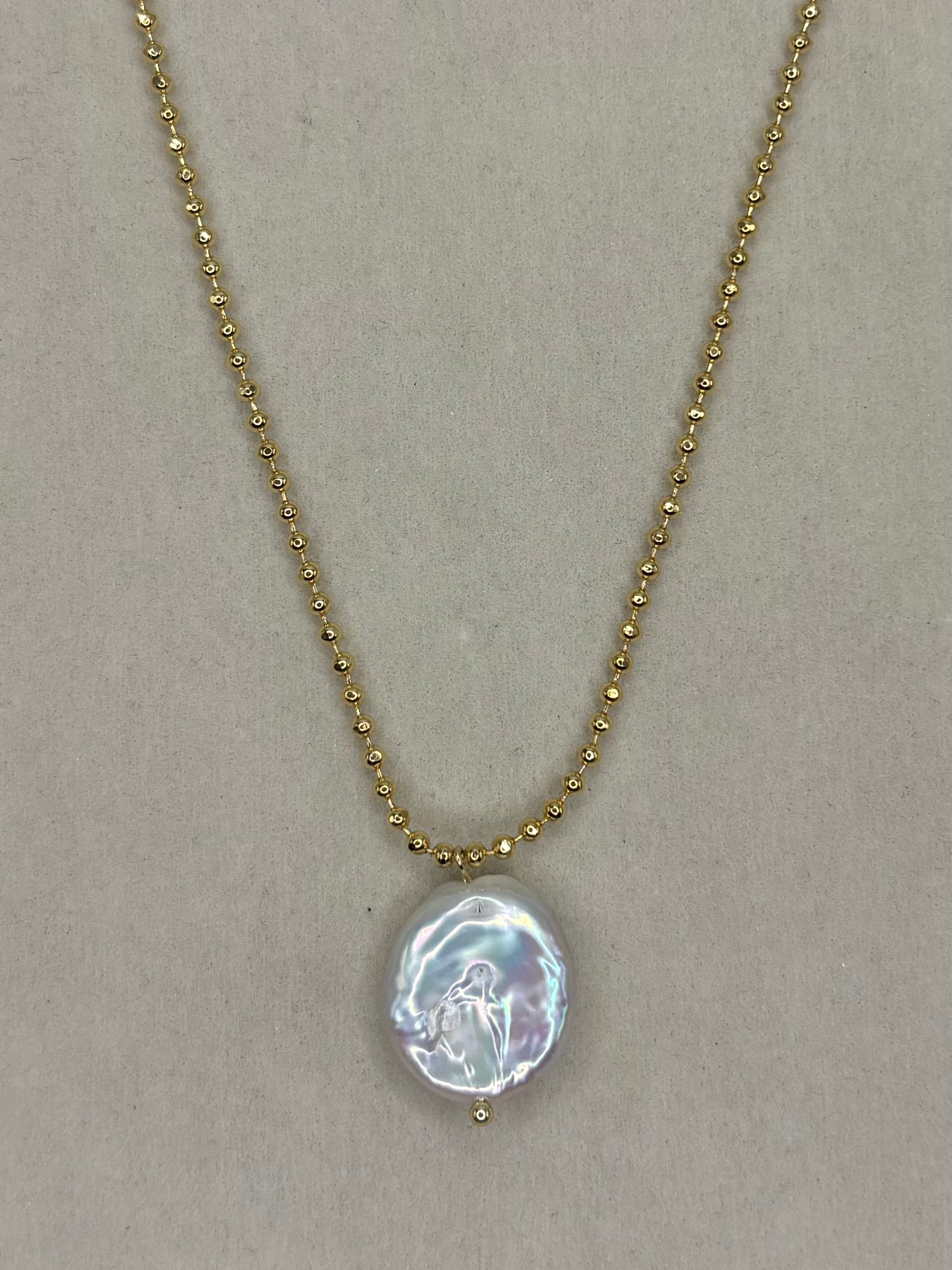 Collar Perla solitaria