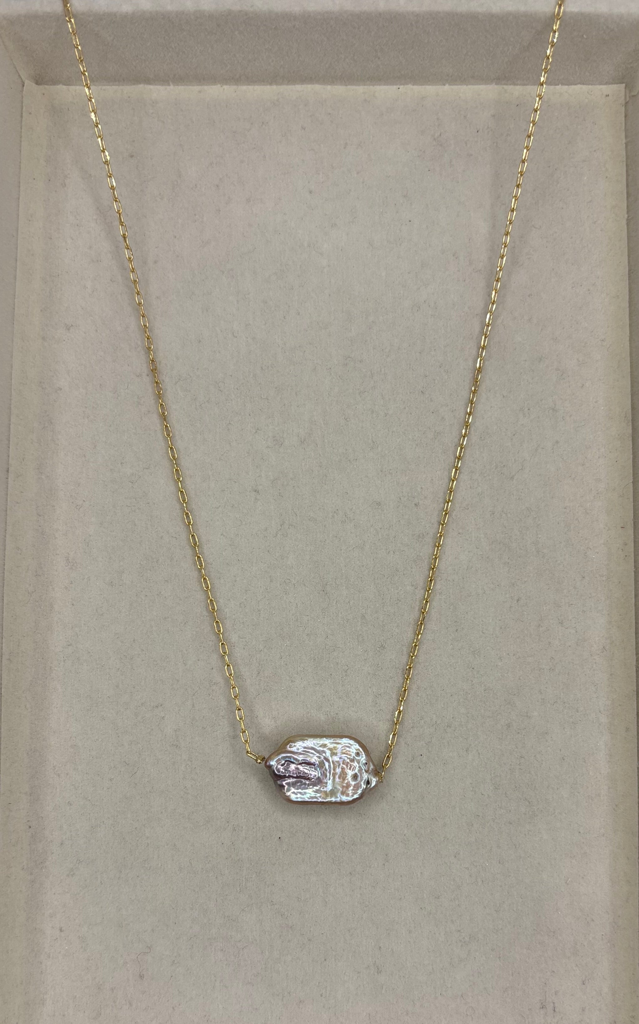 Collar Perla solitaria