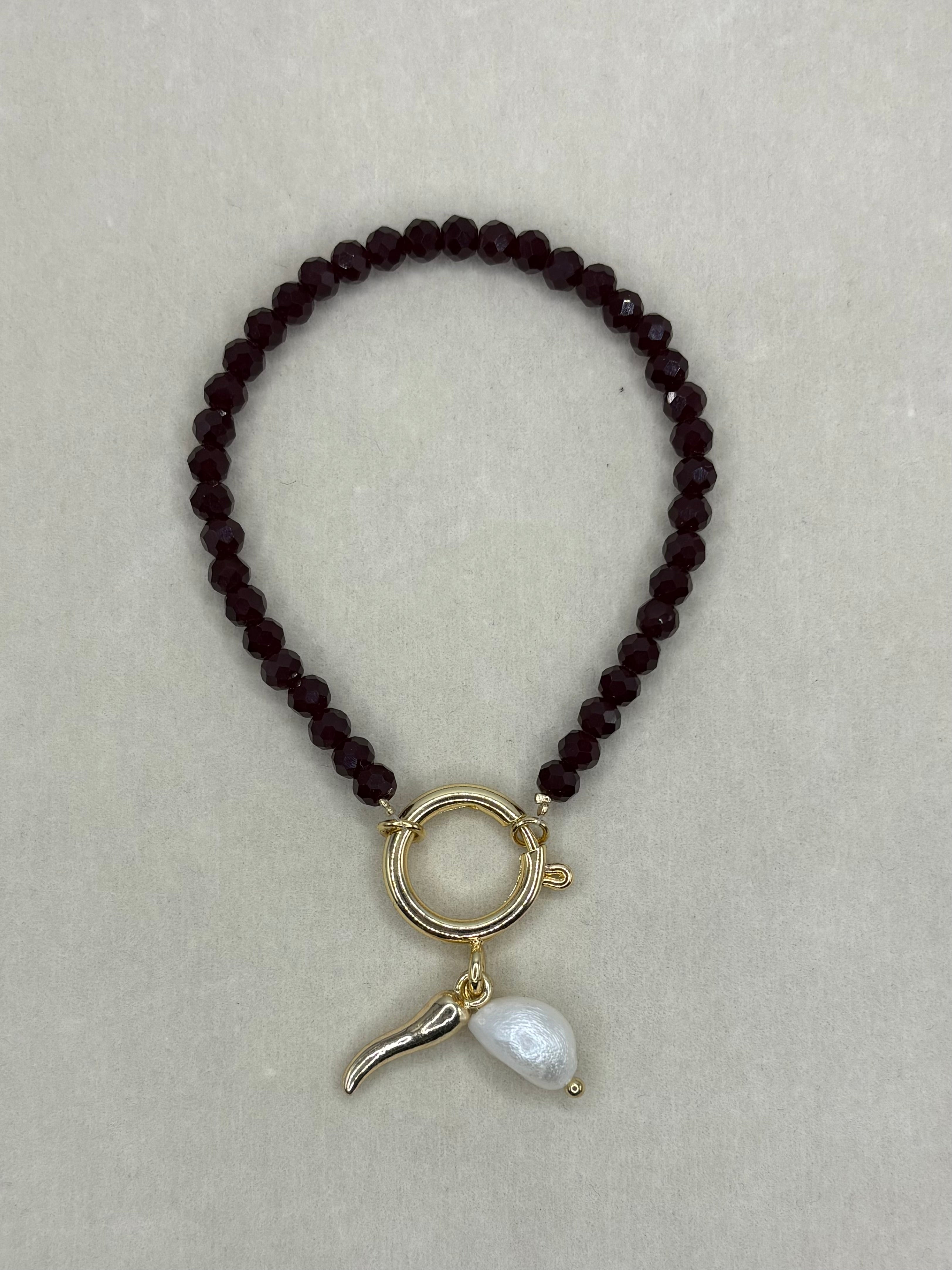 Pulsera Pearl and Pepper Charm
