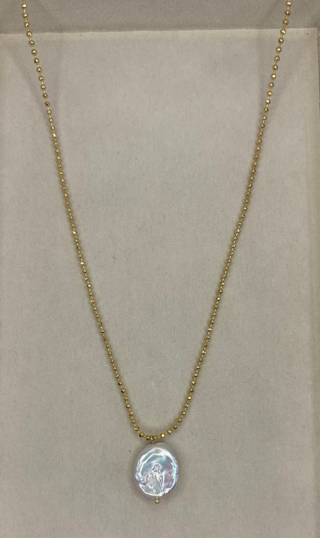 Collar Perla solitaria